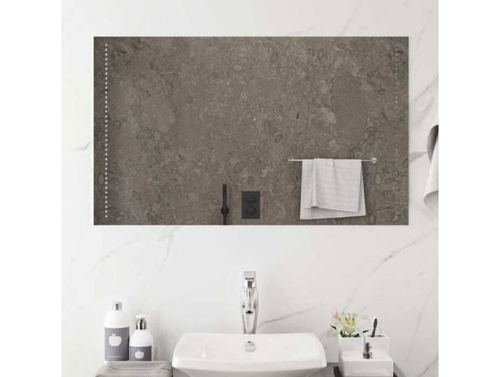 LED - Transparent - Miroir de salle de bain à LED - 100x60 cm - Miroir{159}