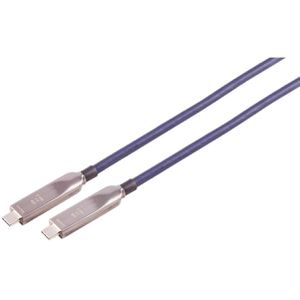 S-Conn USB-Kabel Flexline Hybridkabel, USB 3.1, 12,5 m, Anschlusskabel, optisch, C Stecker / C Stecker