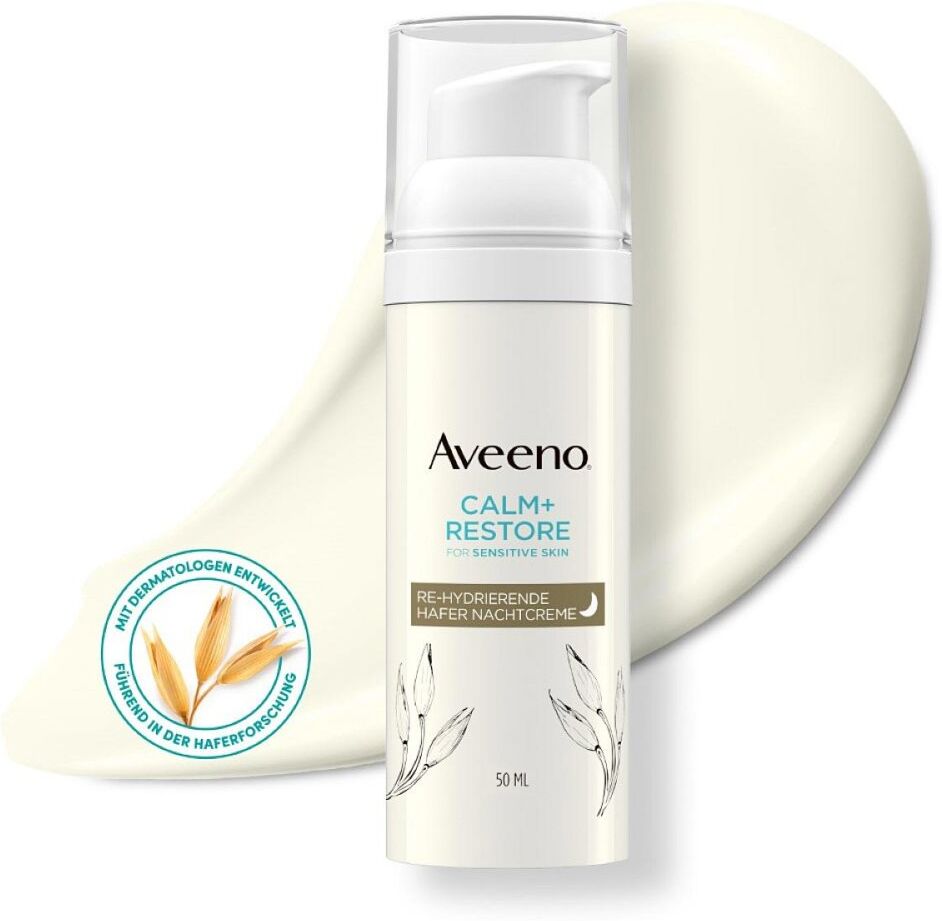 Aveeno Calm+ Restore Re-Hydrierende Hafer Nachtcreme