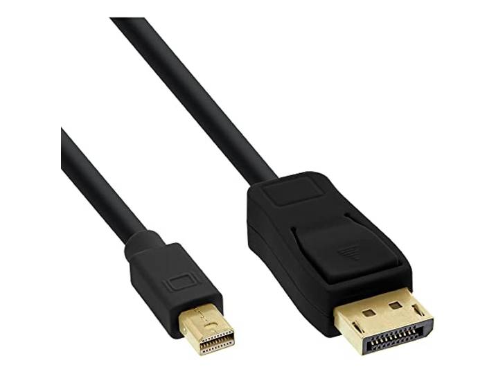 InLine 17133S Mini DisplayPort naar DisplayPort-kabel, zwart, 3 m