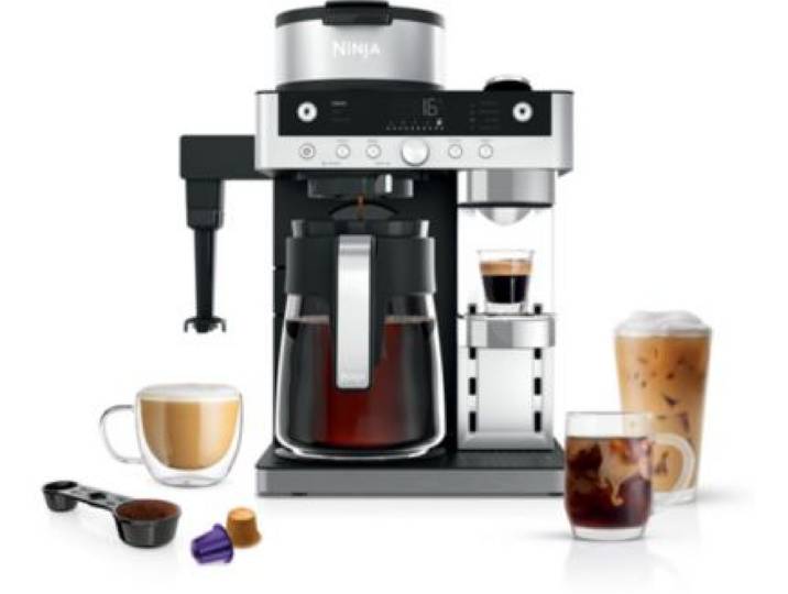 Ninja - Cafetière Filtre Et Capsules Avec Mousseur Intégré Cfn803eu