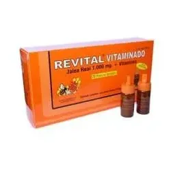 Pharma Otc Revital Vitaminado Jalea Real 1000mg Hierro Vitaminas 20 Viales