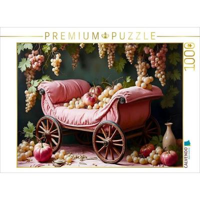 CALVENDO Puzzle Nostalgie in Rosa | 1000 Teile Lege-Größe 64x48cm Foto-Puzzle für glückliche Stunden