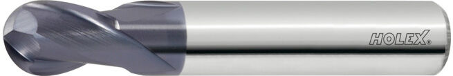 HOLEX Fraise à bout hémisphérique carbure monobloc 1,2 mm (207125 1,2)