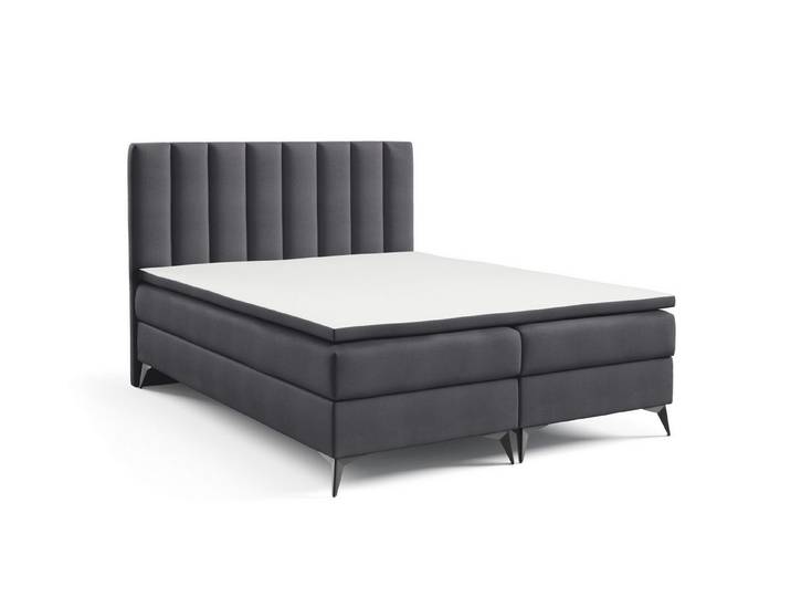 Best for Home Boxspringbett K10 NEO Bonellfederkernmatratze mit Komfort Topper H3 (Bonell-Matratze, gepolstertes Kopfteil, Doppelbett versch. Größen, 140x200 160x200 180x200 200x200 cm), Handwerksqualität, TOP Preis-Leistungs-Verhältnis