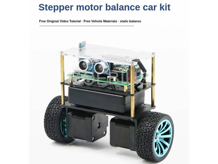 Moteur pas à pas assemblé 2WD, voiture robot à équilibrage intelligent Stm32, kit de voiture à auto-équilibrage à deux roues