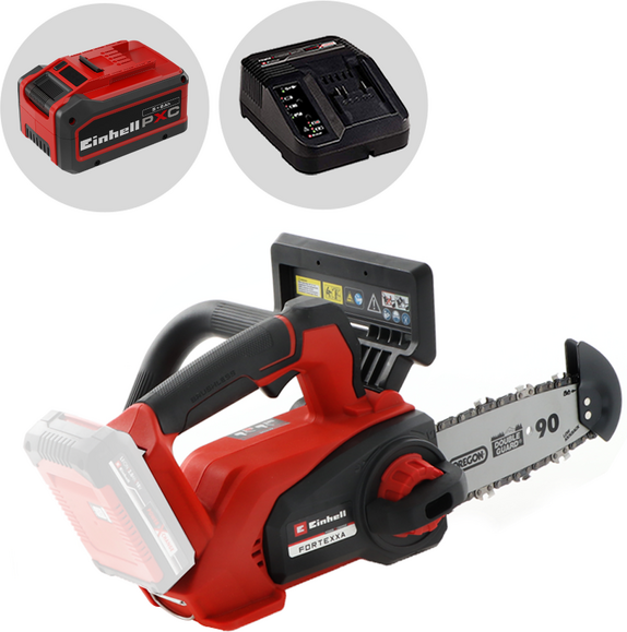 Einhell Fortexxa 18/20 TH - Tronçonneuse d'élagage à batterie 18 V 5-8 Ah