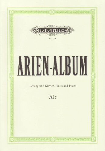 Alfred Dörffel - Arien-Album - Berühmte Arien für Alt: mit Klavierbegleitung - Preis vom 11.10.2026 03:10:56 h