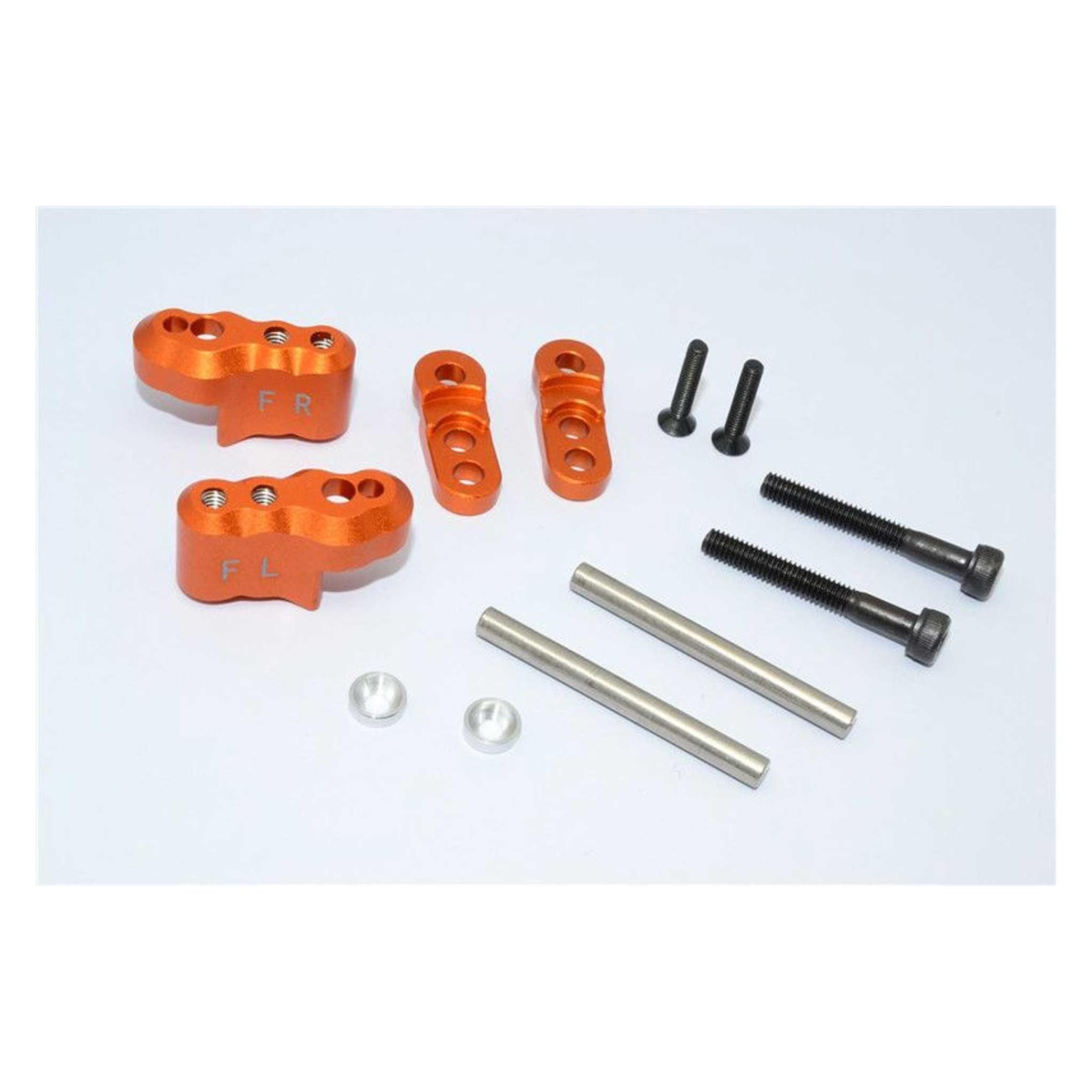 GPM Aluminium Dämpferbefestigung vorne orange TRX X-MAXX (GPMTXM028OR)