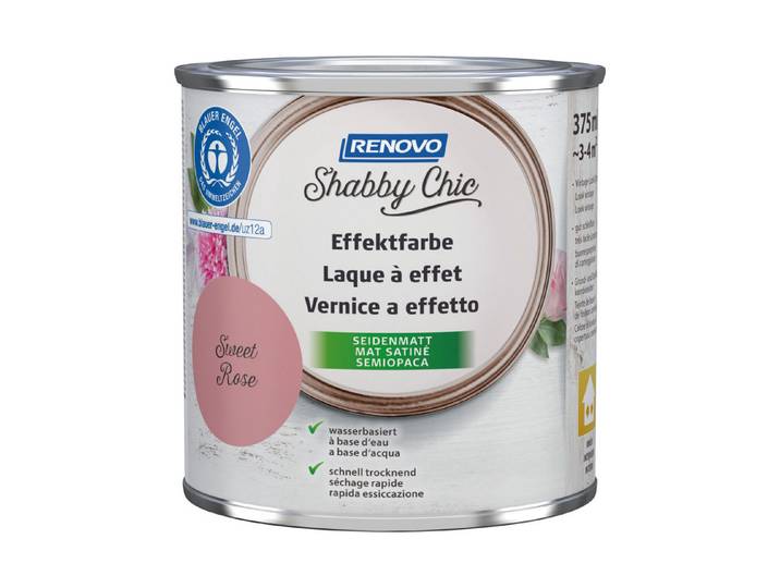 Renovo Effektfarbe Shabby Chic Pink 375 ml