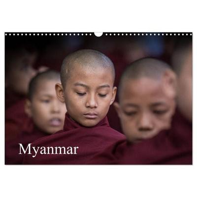 Myanmar 2027 (Wandkalender 2027 DIN A3 quer), CALVENDO Monatskalender