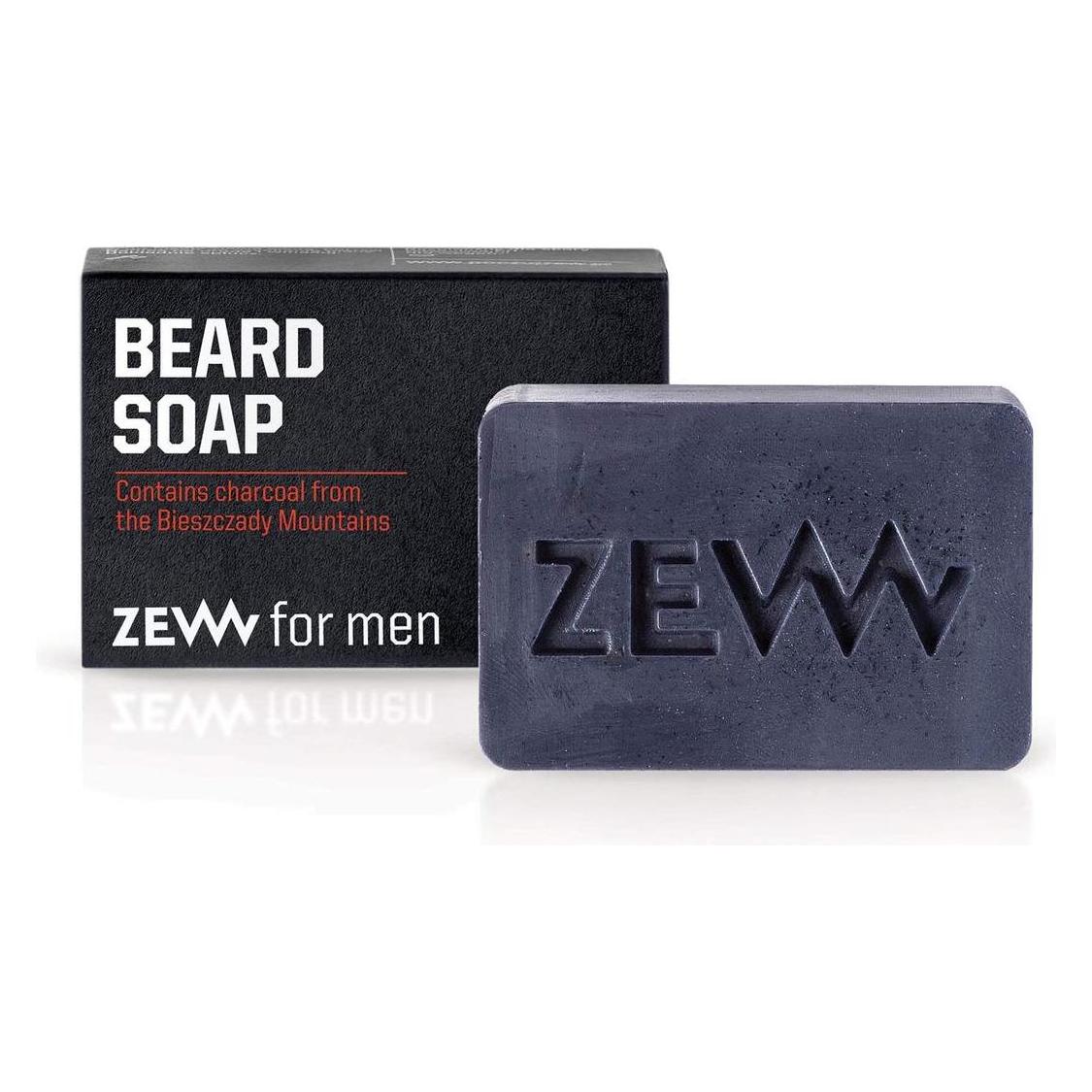 ZEW for men Beard Soap Charcoal (85 ml) (ZEWMBNA)