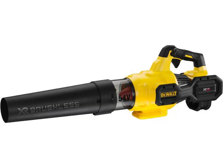 Akku-Laubbläser DEWALT Basis (bürstenlos) 54 V Solo , gelb (grau), Laubsauger, Akku-Laubbläser