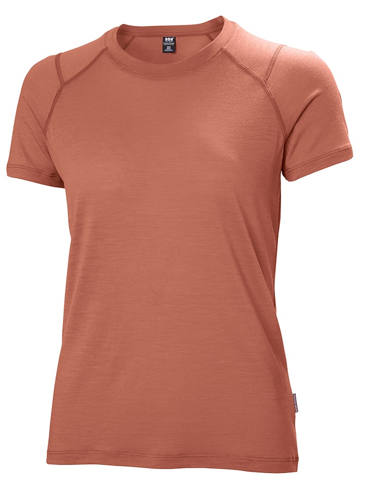 Helly Hansen Funktionsshirt "Durawool" in Hellbraun - M
