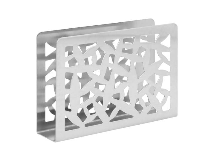 QUVIO Servettenhouder - RVS - Zilver