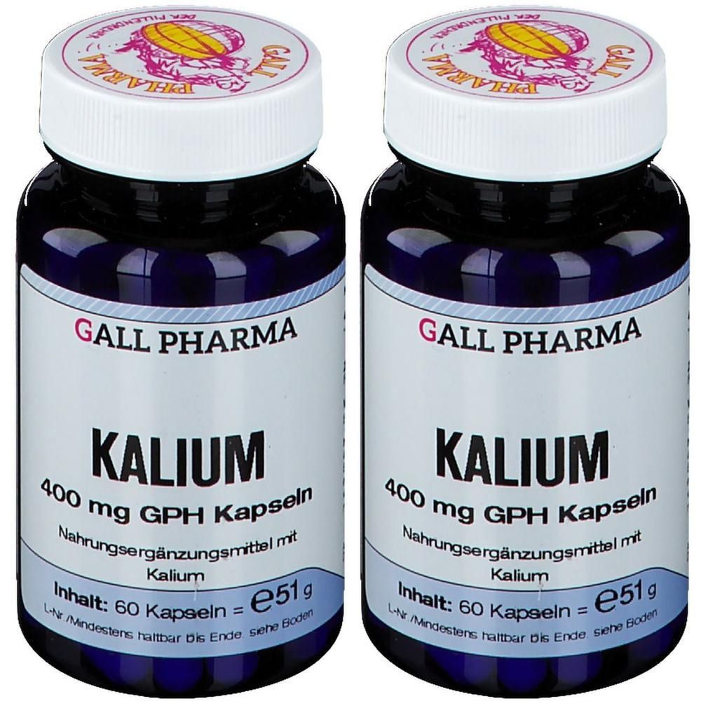 Kalium 400 mg GPH Kapseln 2x 2x60 St
