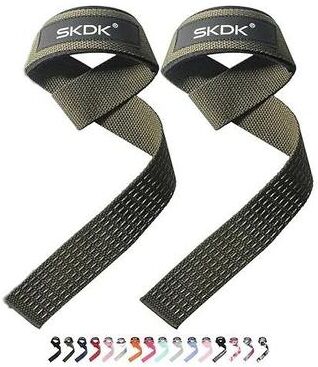 Uplifted Goods Weightlifting Wrist Straps With Anti Slip Silicone a