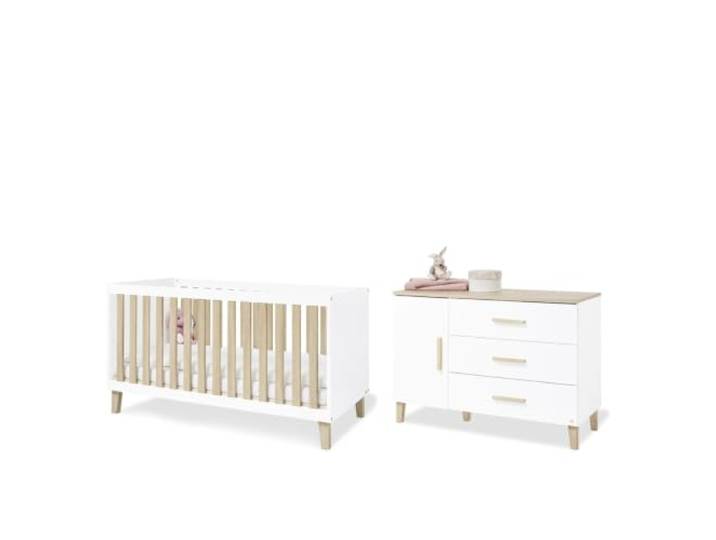 PINOLINO Lumi Schlafzimmer-Set – extra groß – 2 Elemente Pinolino - Ref. 090036X - 4035769057596 - Weiß - gemischte Materialien