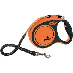 TRIXIE Flexi XTREME Gurt schwarz/orange Gr. L 5 m