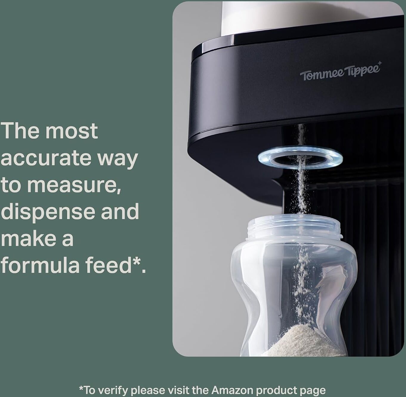 Tommee Tippee Perfect Prep Pro Baby Formula Feed Maker with Antibacterial Filter App Support - Slate