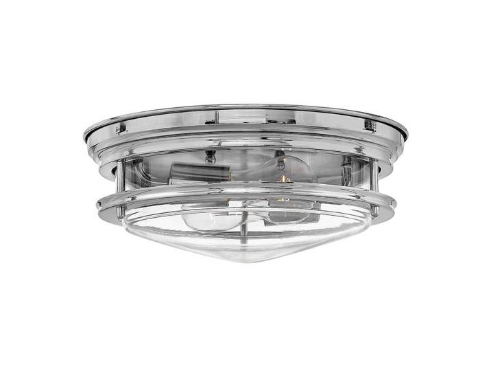Elstead Lighting Deckenleuchte Hadrian, Chromfarben, Metall, Glas, 11.7 cm, RoHS, Lampen & Leuchten, Innenbeleuchtung, Deckenleuchten, Deckenleuchten
