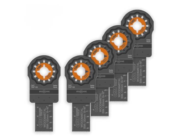 CMT Orange Tools OMF183-X5 Rechte messen 20mm BIM voor hout en metaal