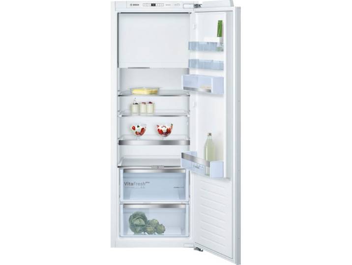 BOSCH Einbaukühlschrank KIL72AFE0 , Energieeffizienz: E, weiß, Rechtsanschlag, wechselbar, Kühlschränke, Lebensmittel bleiben länger frisch dank VitaFresh, Einbaukühlschrank
