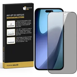 Protectorking 5x Blickschutz 9H Panzerglas Full-Screen Protector Anti-Spy matt (5 Stk., Apple iPhone Air), Smartphone Schutzfolie, Transparent