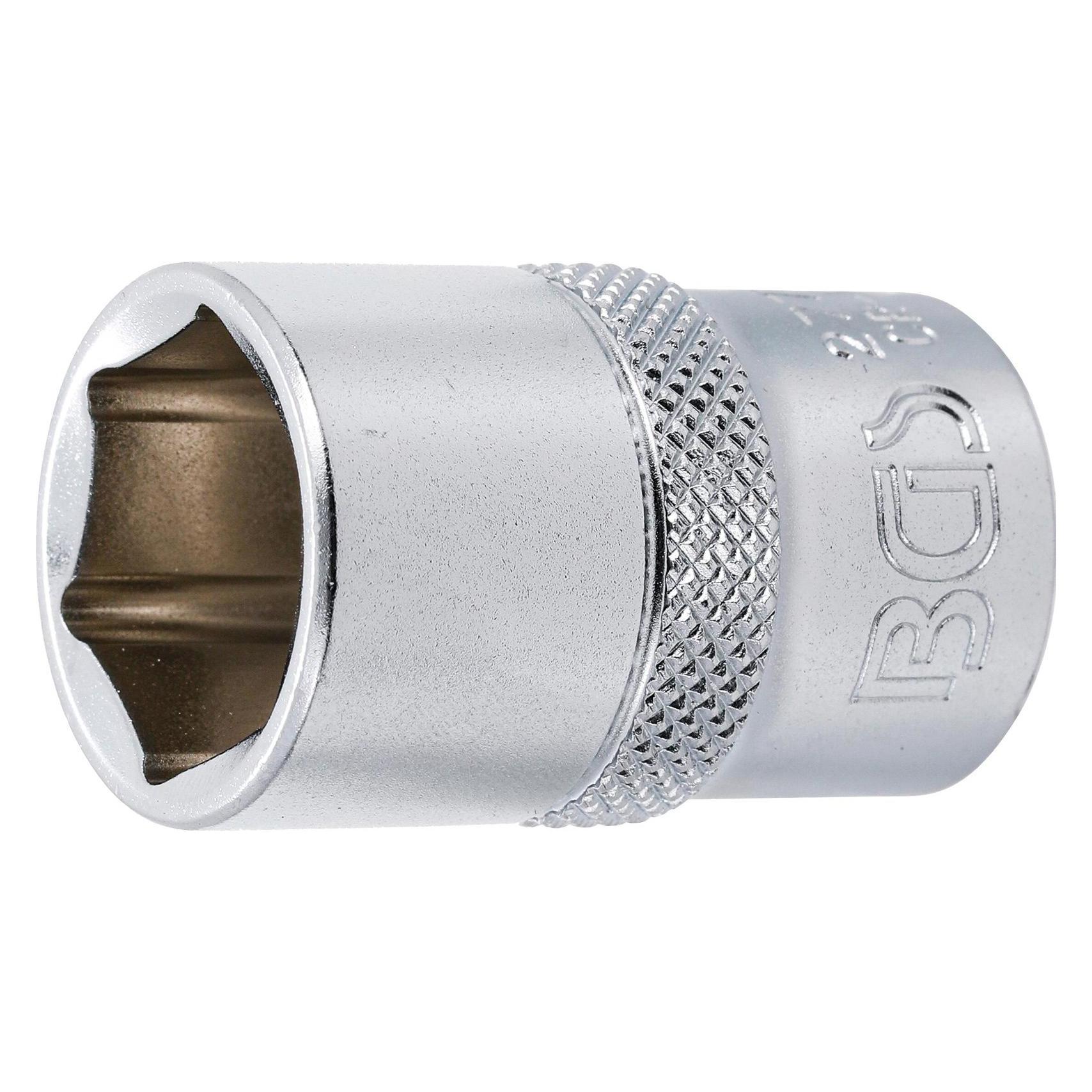 BGS Steckschlüssel-Einsatz Sechskant | Antrieb Innenvierkant 12,5 mm (1/2") | SW 11/16" (11/16") (2775)