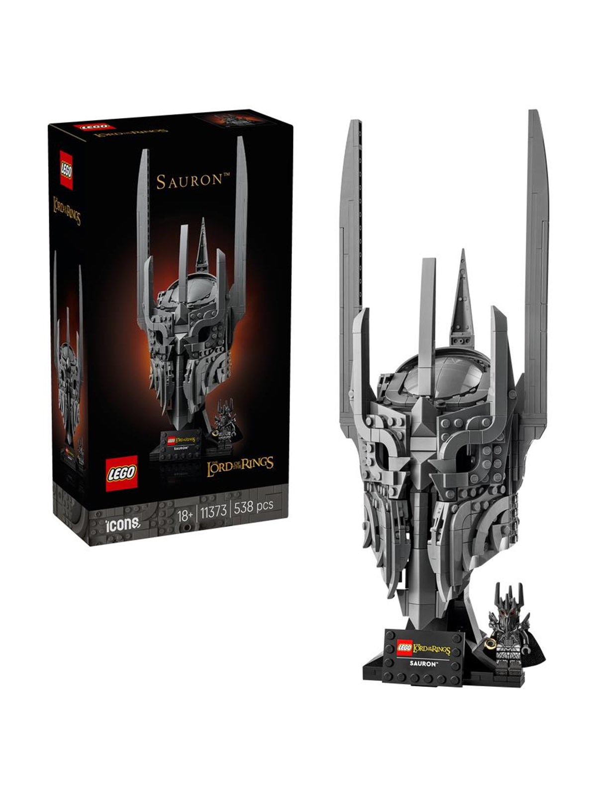 LEGO Icons 11373 Der Herr der Ringe: Saurons Helm