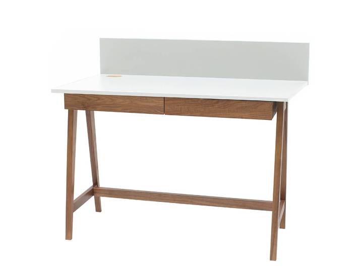 Bureau Ophelia II 110cm Blanc/Blanc
