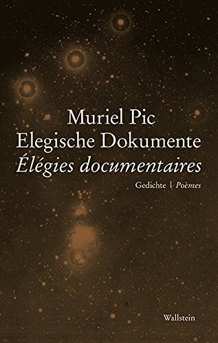 Muriel Pic - Elegische Dokumente / Élegies documentaires: Gedichte / Poèmes - Preis vom 30.09.2026 22:30:23 h