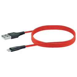 Schwaiger LPRO410 501 Handykabel Rot 1,2 m USB A Lightning