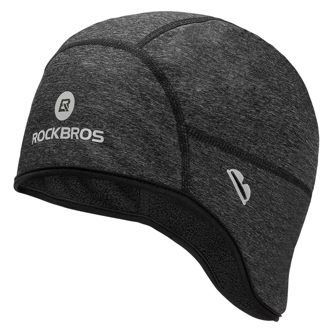 Rockbros Dala Winter-Radmütze mit Löchern für Brillen - grau (1701423730)