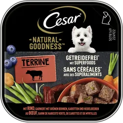 Cesar Goodness Terrine mit Rind getreidefrei 16x100 g