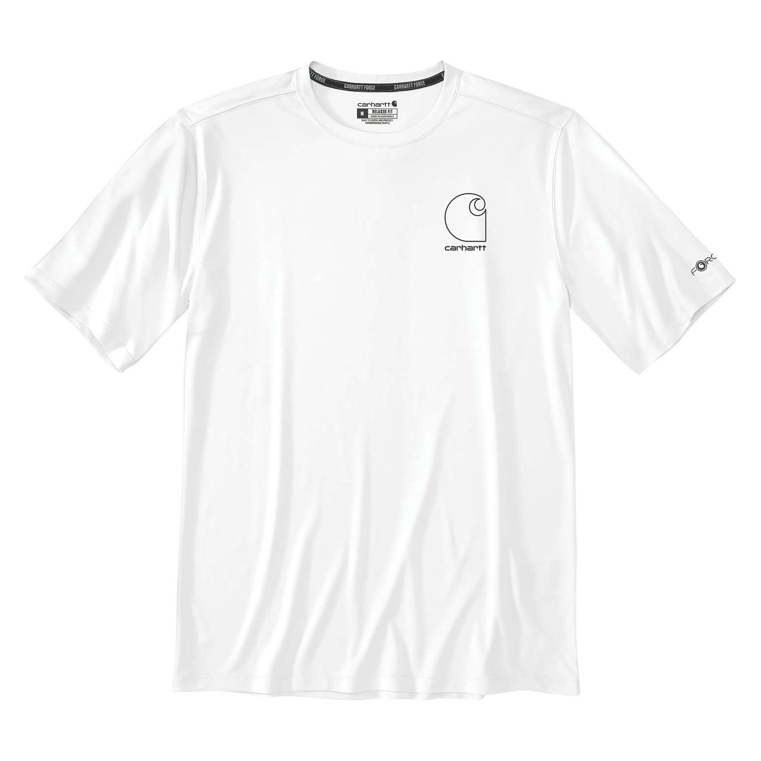 Salomon Leichtes weisses T-Shirt "Sun Defender" mit Logo (XXL) (.107182.WHT.S008)