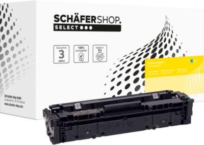 Schäfer Shop Select Toner, ersetzt HP 207X, bis 2450 Seiten, Einzelpack, cyan