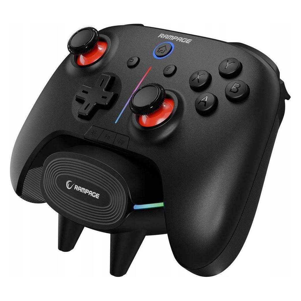 Rampage Pad Hydra Pro czarny ze stacją ładującą (HYDRAPRO-BLACK) (PC) (HYDRAPRO-BLACK)