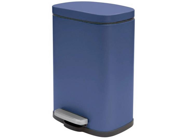 Spirella Treteimer Akira, Dunkelblau, Kunststoff, 5 l, 17.6x30x21.4 cm, Haushalt & Reinigung, Reinigung, Mülleimer & Abfallsammler