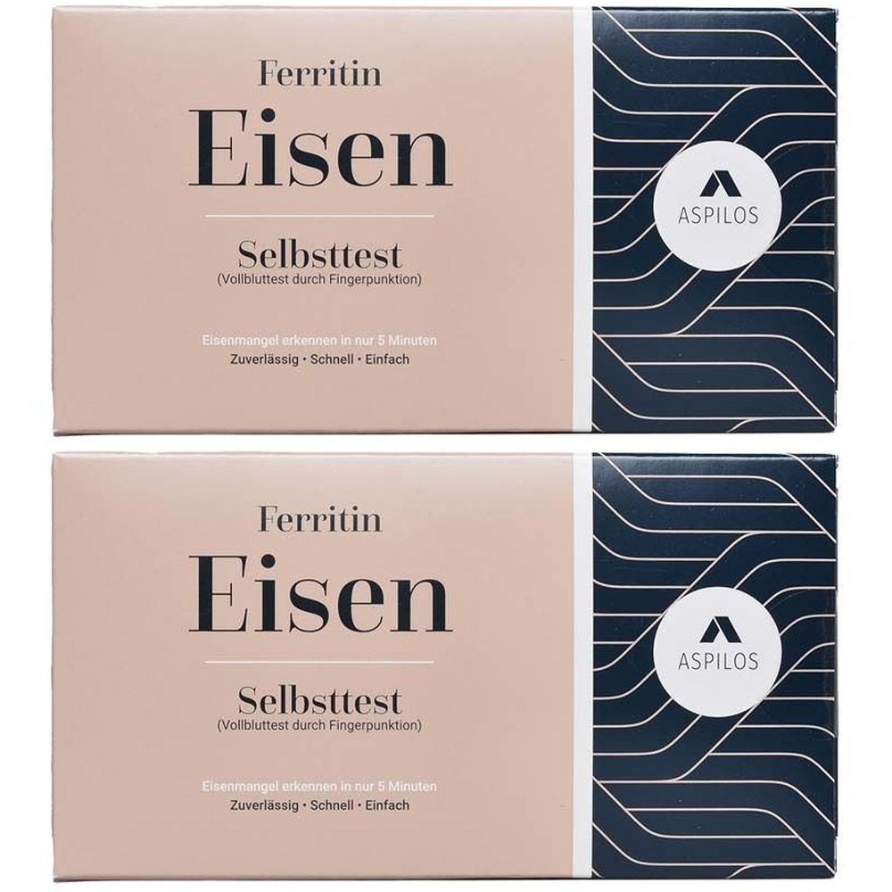 Aspilos Selbsttest Eisen Ferritin Blut 2x 2x1 St Test