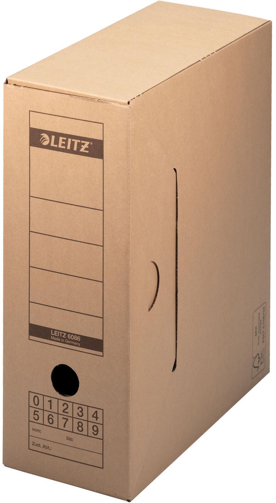 LEITZ Archivboxen für lose Dokumente 12,0 x 32,5 x 27,5 cm 60860000
