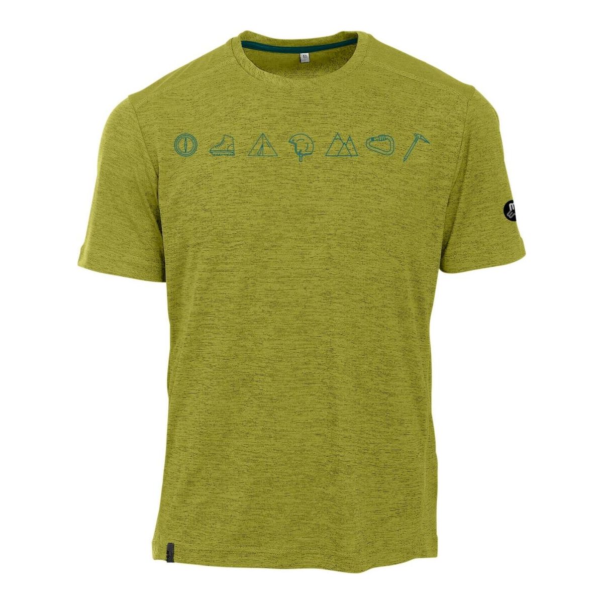 MAUL Sport Grinberg Fresh - 1/2 T-shirt mit Print stein (59) 58 4344400793-59-58
