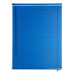 JALOUSIEN vinyl venetianische mit Blau Zugschnur 105x160