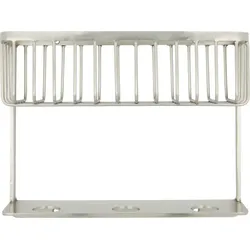 House Doctor Badezimmerablage 25,5 cm silberfarben