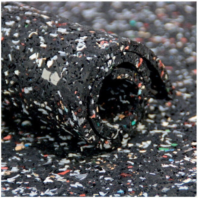 VR Trade Tapis de recyclage 6 mm 1500 mm noir-multicolore (VR33061500)