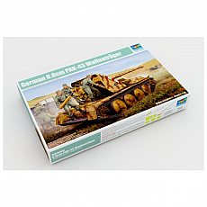 Trumpeter - Deutscher 8.8cm PAK-43 Waffenträger - 1:35 - 690 Teile 308222