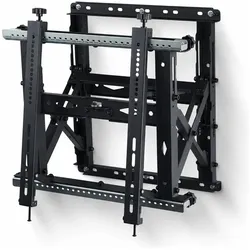 StarTech .com 715LPQ-TV-VIDEO-WALL, Fixed, Schwarz, -3 - 2°, 14,3 cm, 70 kg, 177,8 cm (70") (Wand, 70 kg, 45" - 70"), TV Wandhalterung, Schwarz