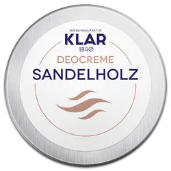 65g KLAR Deocreme Sandelholz