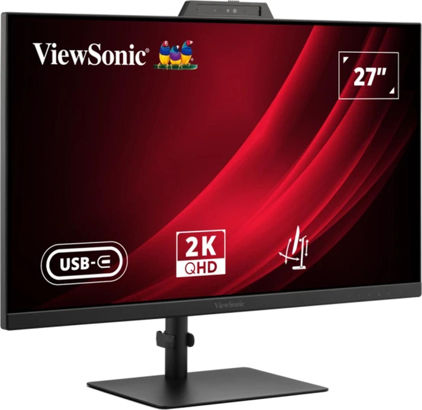 Viewsonic VG2741V-2K, 68,6 cm (27"), 2560 x 1440 Pixel, Quad HD, LCD, 4 ms, Schwarz