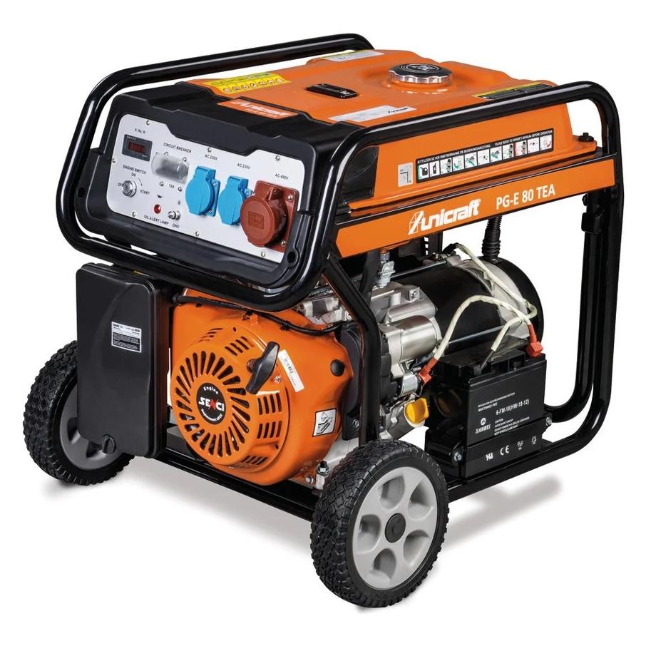 Unicraft Synchron Stromerzeuger PG-E 80 TEA (7000 W, 25 l) (FC104354)